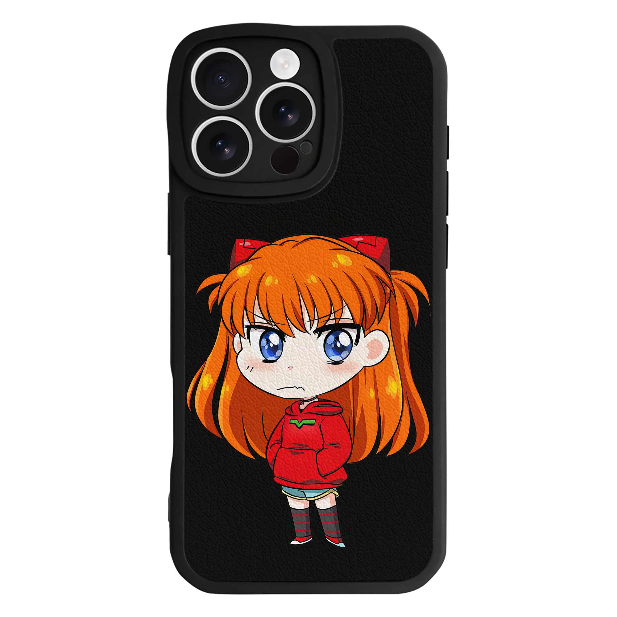 （画像用） EVA 新世紀エヴァンゲリオン 【iPhone 16シリーズ対応】シリコンスマホケース（レザー調） 材質：シリコン